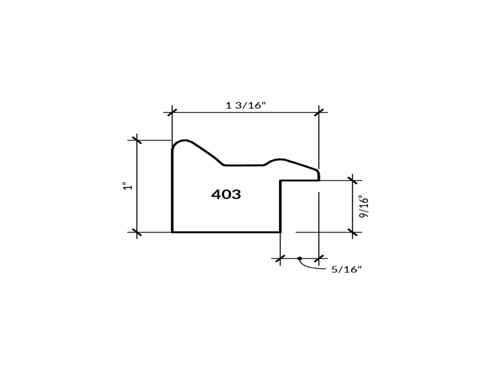 Academie Black & Gold Frame - 403239